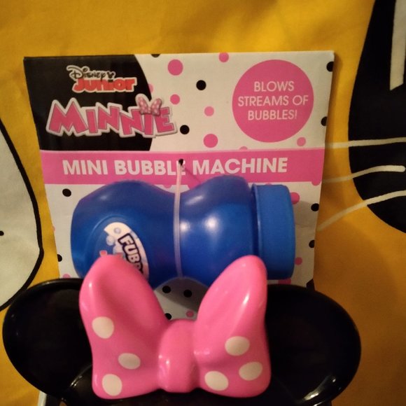 Disney Toys Minnie Bubble Machine Minnie Mouse Nib Poshmark
